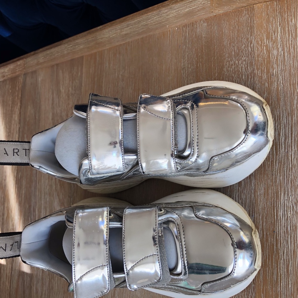 Stella McCartney Silver Eclypse Sneakers (Size 36)